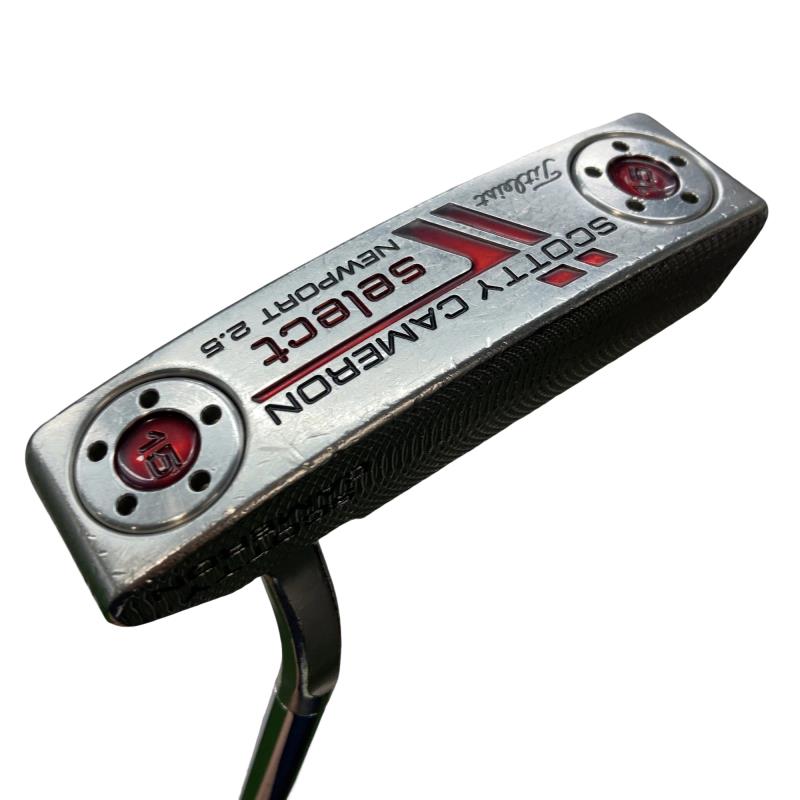 【中古】 タイトリスト SCOTTY CAMERON select NEWPORT 2.5(2014) 34in パター PT スチール写真 (フレックス余分の物) メンズ 成人男性用 右利き 右用 C位置づける ゴルフ野球クラブ
