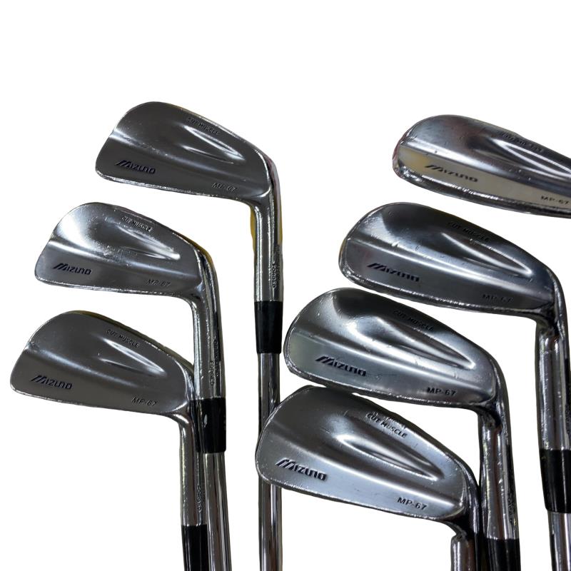 【中古】 ミズノ MP-67 7S アイアン仕掛ける IR Dynamic Gold (フレックスS) メンズ 成人男性用 右利き 右用 C価値づける ゴルフ野球クラブ