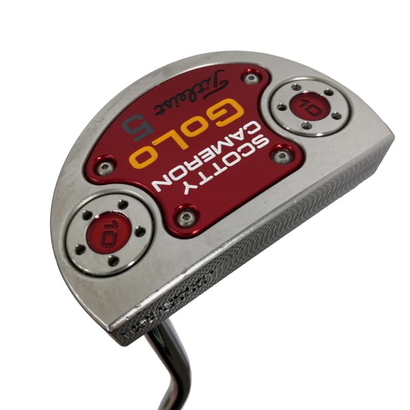 【中古】 タイトリスト SCOTTY CAMERON GoLo 5 35in パター PT スチール写真 (フレックス余分の物) メンズ 成人男性用 右利き 右用 C位置づける ゴルフ野球クラブ