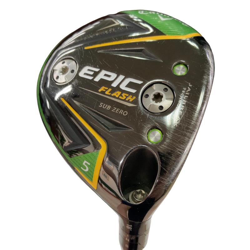 【中古】 キャロウェイ EPIC FLASH SUBZERO 5W フェアウェイウッド FW Tour AD SZ(フェアウェイ) (フレックスS) メンズ 男性用 右利き 右用 Cランク ゴルフクラブ