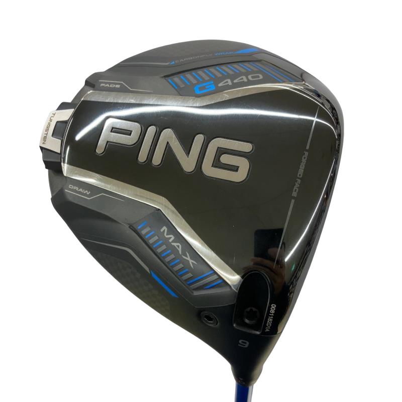 【中古】 ピン G440 MAX  9° １番ウッド DR ALTA J CB BLUE(DR) (フレックスS) メンズ 成人男性用 右利き 右用 C序列付ける ゴルフ野球クラブ