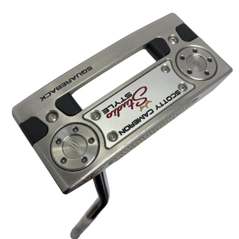 【中古】 タイトリスト SCOTTY CAMERON STUDIO STYLE SQUAREBACK(2025) 34インチ パター PT スチール (フレックスその他) メンズ 男性用 右利き 右用 Cランク ゴルフクラブ｜ゴルフパートナー 中古クラブ店