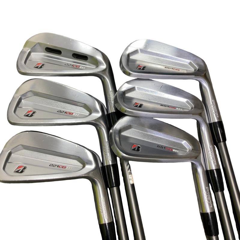 【中古】 ブリヂストン BRIDGESTONE 221CB 6S アイアン仕掛ける IR TENSEI BS Black 80i (フレックスS) メンズ 成人男性用 右利き 右用 C価値づける ゴルフ野球クラブ