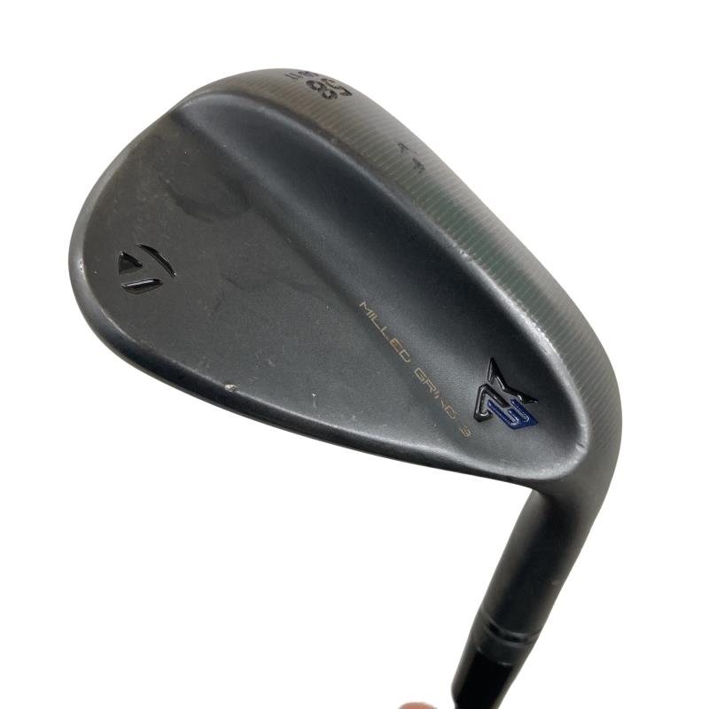 【中古】 テーラーメイド Taylor Made MILLED GRIND 3(ブラック) 58°/11° ウェッジ WG Dynamic Gold (フレックスS) メンズ 男性用 右利き 右用 Cランク ゴルフクラブ