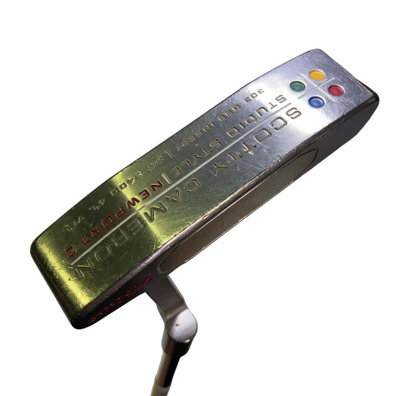 【中古】 タイトリスト SCOTTY CAMERON STUDIO STYLE NEWPORT 2 340G 34in パター PT スチール写真 (フレックス余分の物) メンズ 成人男性用 右利き 右用 C位置づける ゴルフ野球クラブ