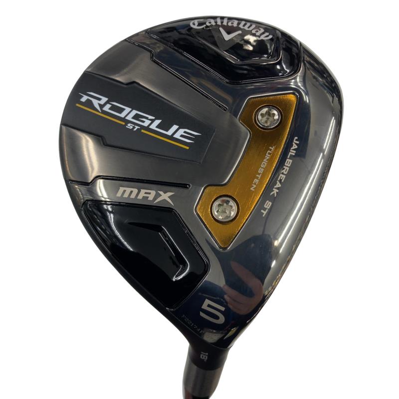【中古】 キャロウェイ ROGUE ST MAX 5W フェアウェイウッド FW 純正特注シャフト (フレックスS) メンズ 男性用 右利き 右用 Cランク ゴルフクラブ