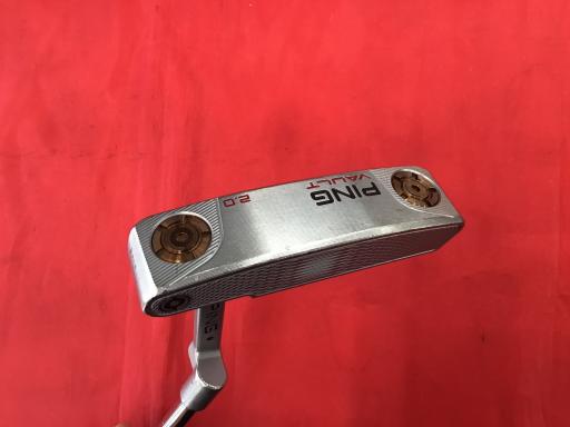 【中古】 ピン VAULT 2.0 DALE ANSER プラチナム(350g) 34インチ(PP61グリップ) パター PT スチール (フレックスその他) メンズ 男性用 右利き 右用 Cランク ゴルフクラブ