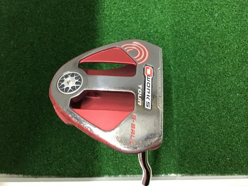 【中古】 オデッセイ O WORKS TOUR RED R-BALL 34in パター PT スチール写真 (フレックス余分の物) メンズ 成人男性用 右利き 右用 D序列付ける ゴルフ野球クラブ スポーツ・アウトドア-クラブ-パター