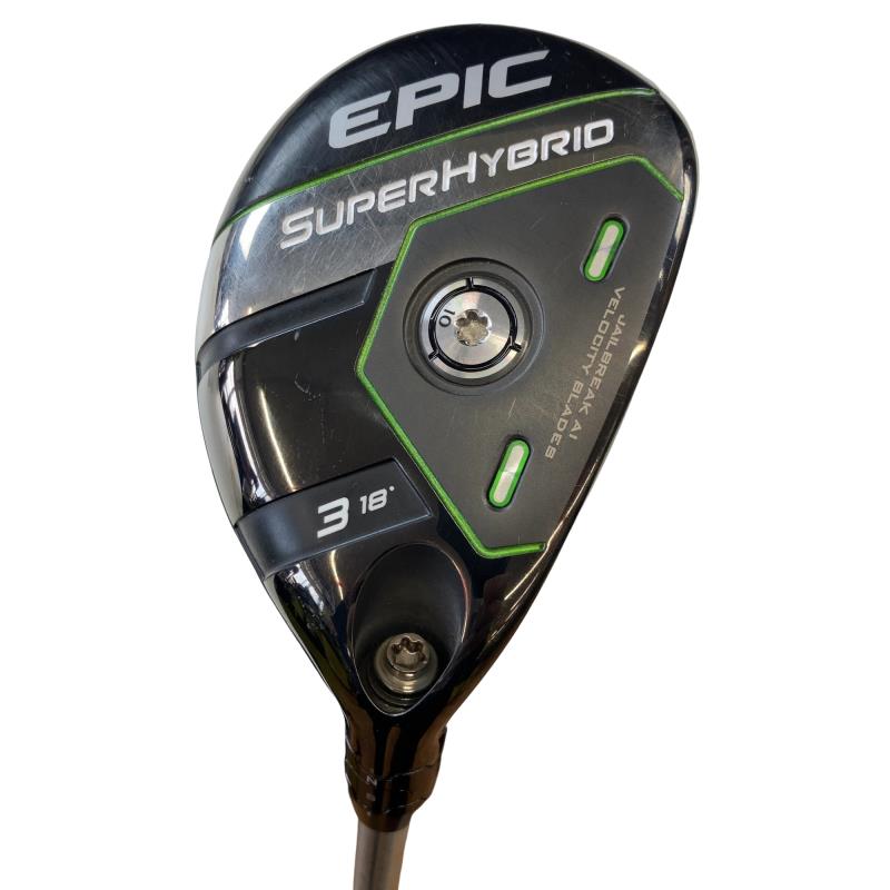 【中古】 キャロウェイ EPIC SUPER HYBRID U3 USA ありがた味 UT SteelFiber FC 75 HY (フレックスS) メンズ 成人男性用 右利き 右用 C位置づける ゴルフ野球クラブ