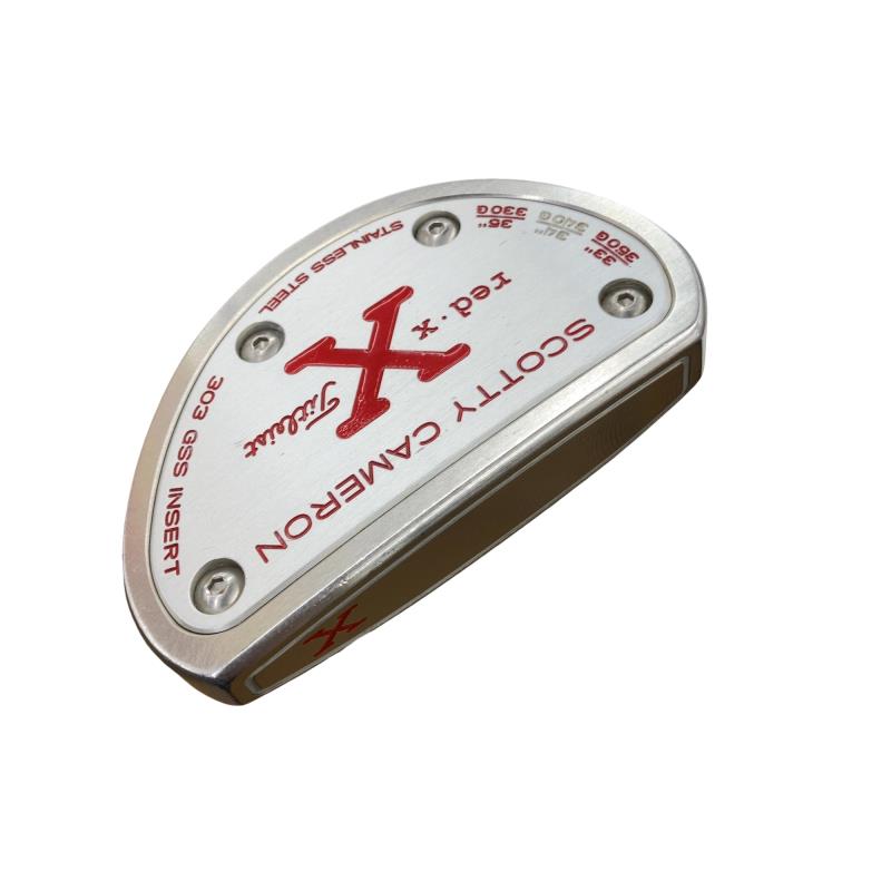 【中古】 タイトリスト SCOTTY CAMERON RED X 34in パター PT スチール写真 (フレックス余分の物) メンズ 成人男性用 右利き 右用 C位置づける ゴルフ野球クラブ