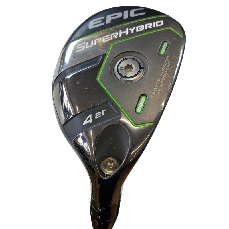 【中古】 キャロウェイ EPIC SUPER HYBRID U4 USA ありがた味 UT SteelFiber FC 75 HY (フレックスS) メンズ 成人男性用 右利き 右用 C位置づける ゴルフ野球クラブ