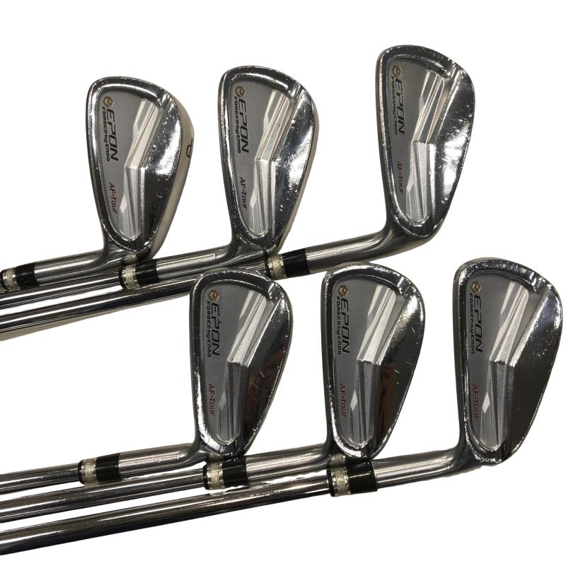 【中古】 エポンゴルフ株式会社 EPON AF-Tour CB(2023) 6S アイアンセット IR 純正特注シャフト (フレックスS) メンズ 男性用 右利き 右用 Cランク ゴルフクラブ