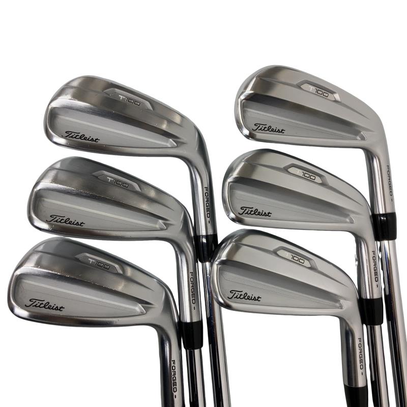 【中古】 タイトリスト Titleist T100(2021) 7S アイアンセット IR NS PRO 105T (フレックスS) メンズ 男性用 右利き 右用 Cランク ゴルフクラブ