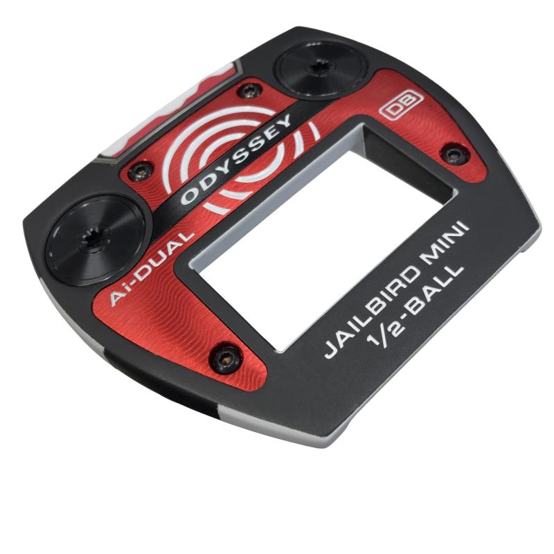 【中古】 オデッセイ Ai-DUAL JAILBIRD MINI 1/2-BALL DB(カスタム) パター PT 純正特注シャフト (フレックスその他) メンズ 男性用 右利き 右用 Bランク ゴルフクラブ