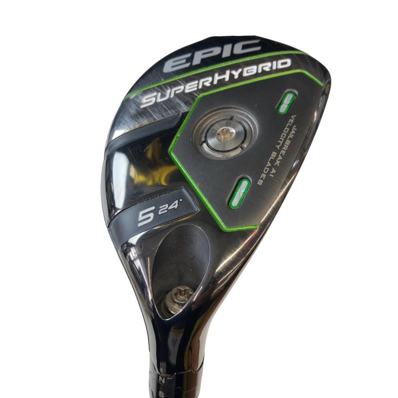 【中古】 キャロウェイ EPIC SUPER HYBRID U5 USA ありがた味 UT SteelFiber FC 75 HY (フレックスS) メンズ 成人男性用 右利き 右用 C位置づける ゴルフ野球クラブ