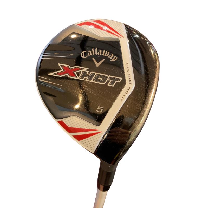 【中古】 キャロウェイ X HOT 5W USA フェアウェイウッド FW PROJECT X PX(フェアウェイ)レッド (フレックスS) メンズ 男性用 右利き 右用 Cランク ゴルフクラブ