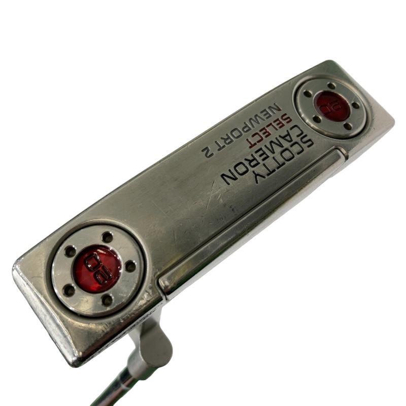 【中古】 タイトリスト SCOTTY CAMERON select NEWPORT 2(2016) 33in パター PT スチール写真 (フレックス余分の物) メンズ 成人男性用 右利き 右用 C価値づける ゴルフ野球クラブ