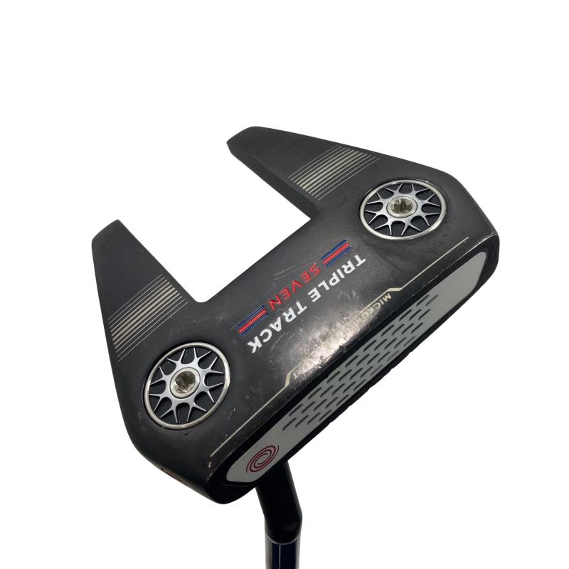 【中古】 オデッセイ TRIPLE TRACK SEVEN 33インチ パター PT STROKE LAB BLACK (フレックスその他) メンズ 男性用 右利き 右用 Cランク ゴルフクラブ