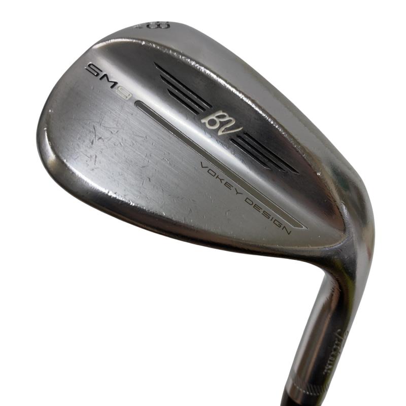 【中古】 タイトリスト VOKEY SPIN MILLED SM9 ツアークロム 58°/08°M ウェッジ WG Dynamic Gold (フレックスS) メンズ 男性用 右利き 右用 Dランク ゴルフクラブ