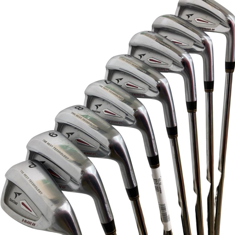 【中古】 ブリヂストン TOURSTAGE X-BLADE GR 8S アイアンセット IR NS PRO 950GH (フレックスS) メンズ 男性用 右利き 右用 Cランク ゴルフクラブ