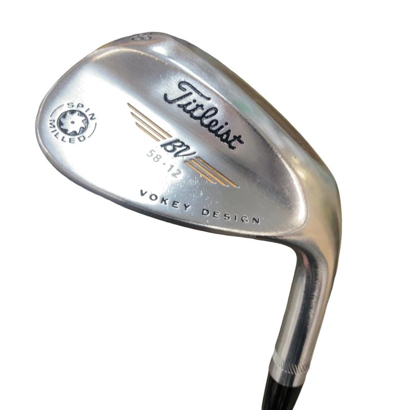 【中古】 タイトリスト VOKEY SPIN MILLED(2009) 58°/12° ウェッジ WG Dynamic Gold (フレックスS) メンズ 男性用 右利き 右用 Dランク ゴルフクラブ