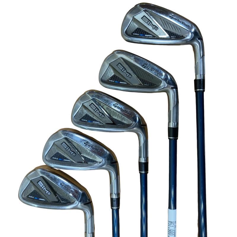 【中古】 仕立て屋お手伝いさん SIM2 MAX  5S アイアン仕掛ける IR TENSEI BLUE TM60(SIM2 IR) (フレックスS) メンズ 成人男性用 右利き 右用 C価値づける ゴルフ野球クラブ