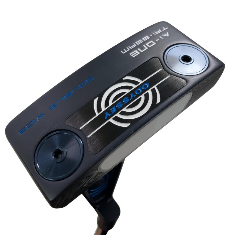 【中古】 オデッセイ Ai-ONE TRI-BEAM DOUBLE WIDE CH 34in パター PT STROKE LAB 90 スチール写真 (フレックス余分の物) メンズ 成人男性用 右利き 右用 B序列付ける ゴルフ野球クラブ
