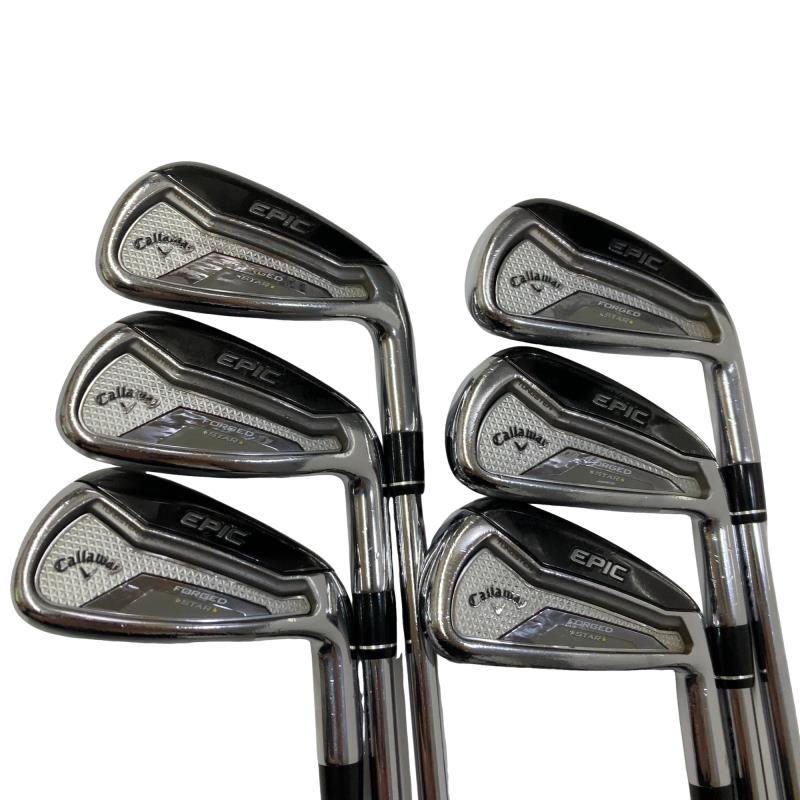 【中古】 キャロウェイ EPIC FORGED STAR 7S アイアン仕掛ける IR NS PRO ZELOS 7 (フレックスS) メンズ 成人男性用 右利き 右用 C序列付ける ゴルフ野球クラブ