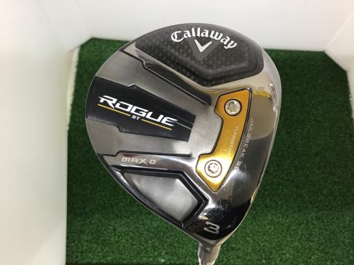 【中古】 キャロウェイ ROGUE ST MAX D 3W フェアウェイウッド FW 純正特注シャフト (フレックスS) メンズ 男性用 右利き 右用 Cランク ゴルフクラブ