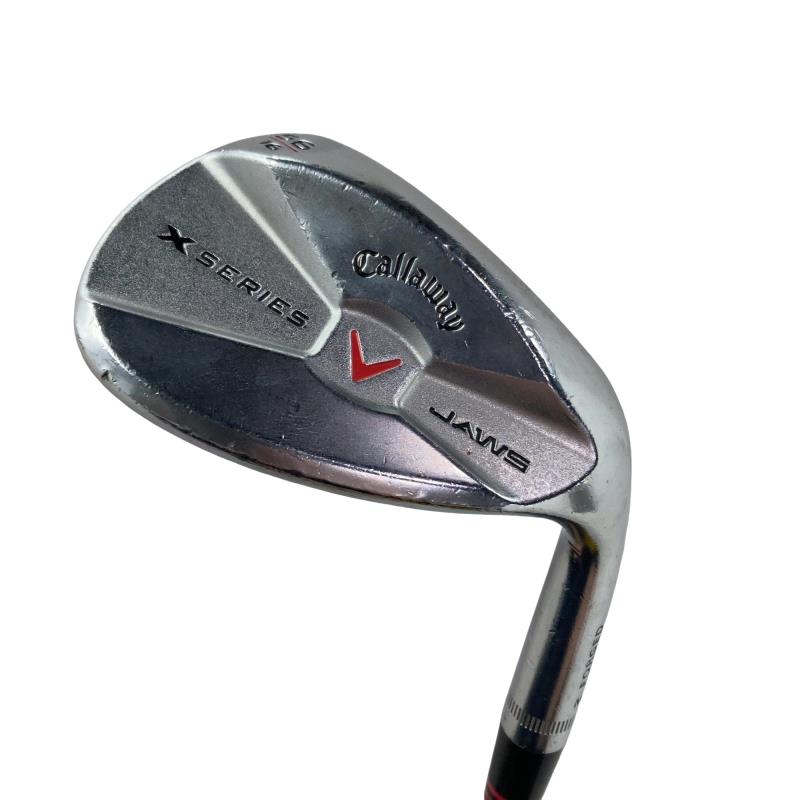 【中古】 キャロウェイ X SERIES JAWS ミルキークロム 56°/16° ウェッジ WG Memphis 10 DB (フレックスUNI) メンズ 男性用 右利き 右用 Dランク ゴルフクラブ
