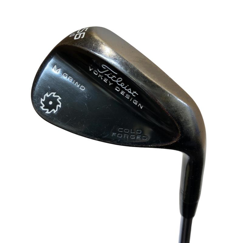 【中古】 タイトリスト VOKEY COLD FORGED(2015) 黒いこと 56°/10°M ウェッジ WG Dynamic Gold (フレックスS) メンズ 成人男性用 右利き 右用 C位置づける ゴルフ野球クラブ