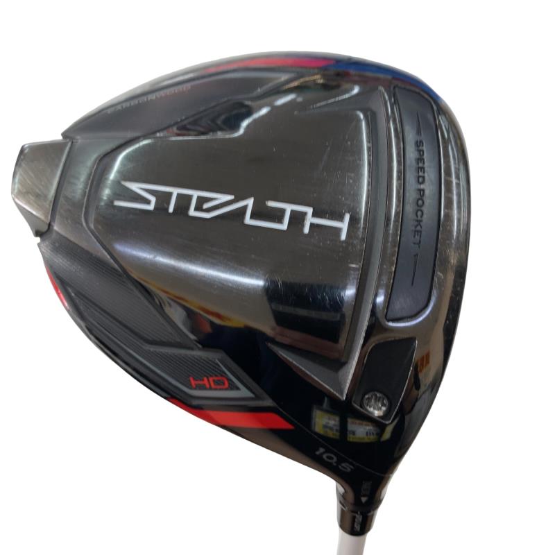【中古】 テーラーメイド STEALTH HD 10.5° ドライバー DR 純正特注シャフト (フレックスS) メンズ 男性用 右利き 右用 Cランク ゴルフクラブ