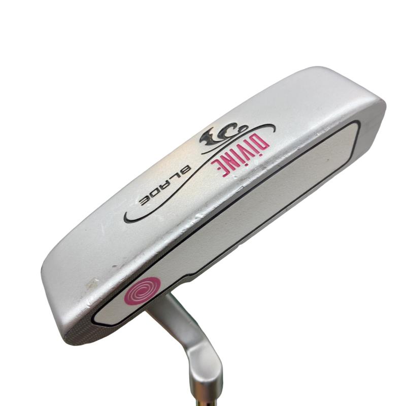 【中古】 オデッセイ DIVINE LINE(さくら色) BLADE 32in レディース パター PT スチール写真 (フレックス余分の物) レディース 亭主もち用 右利き 右用 C位置づける ゴルフ野球クラブ
