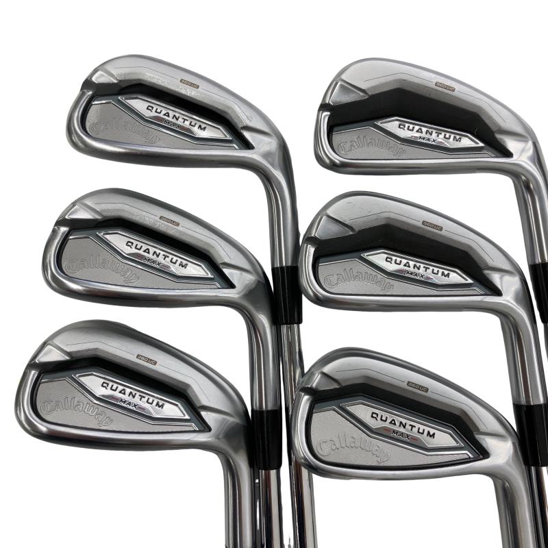 【中古】 キャロウェイ QUANTUM MAX 7S アイアンセット IR リシャフト (フレックスその他) メンズ 男性用 右利き 右用 Cランク ゴルフクラブ｜ゴルフパートナー 中古クラブ店