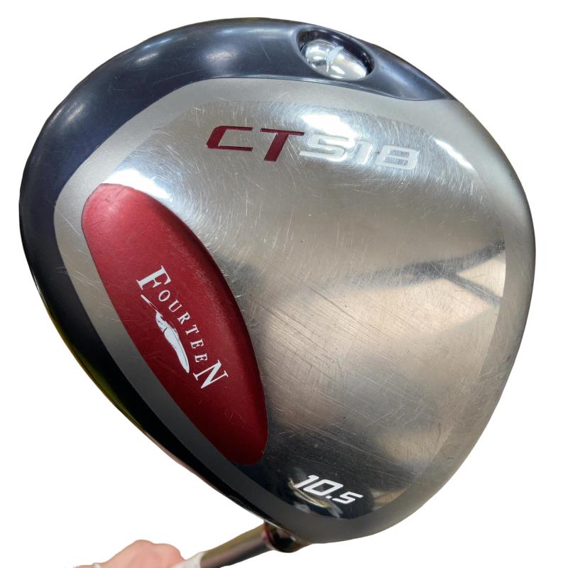 【中古】 フォーティーン CT-518 10.5°(47.75インチ) ドライバー DR FT-15d (フレックスSR) メンズ 男性用 右利き 右用 Dランク ゴルフクラブ