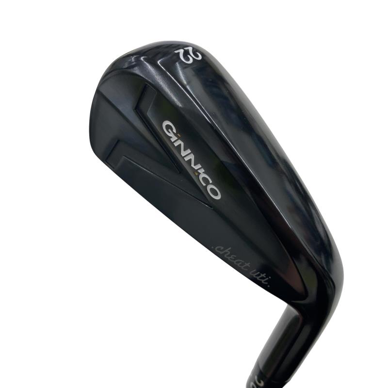 【中古】 イオン運動競技 GINNICO IRON UTILITY(黒いこと) 22° ありがた味 UT 純然たる特注矢がら (フレックスS) メンズ 成人男性用 右利き 右用 C位置づける ゴルフ野球クラブ