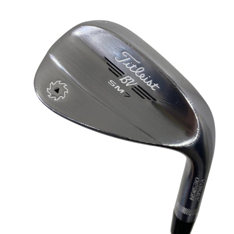 【中古】 タイトリスト VOKEY SPIN MILLED SM7 ツアークロム 52°/12°F ウェッジ WG リシャフト (フレックスその他) メンズ 男性用 右利き 右用 Dランク ゴルフクラブ