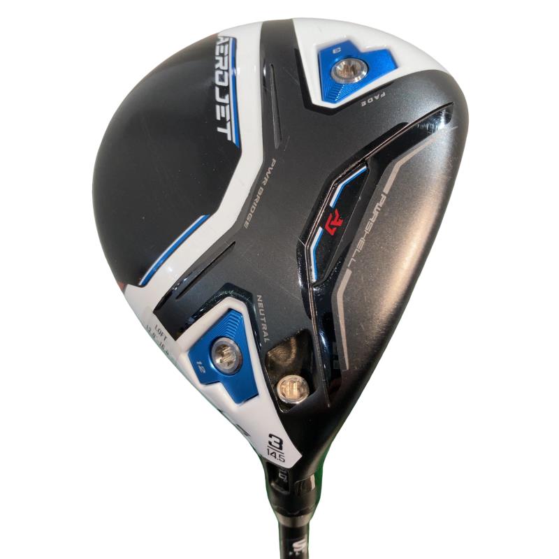 【中古】 コブラ cobra AEROJET LS 3W フェアウェイウッド FW Tour AD for Cobra(AEROJET FW) (フレックスS) メンズ 成人男性用 右利き 右用 C位置づける ゴルフ野球クラブ