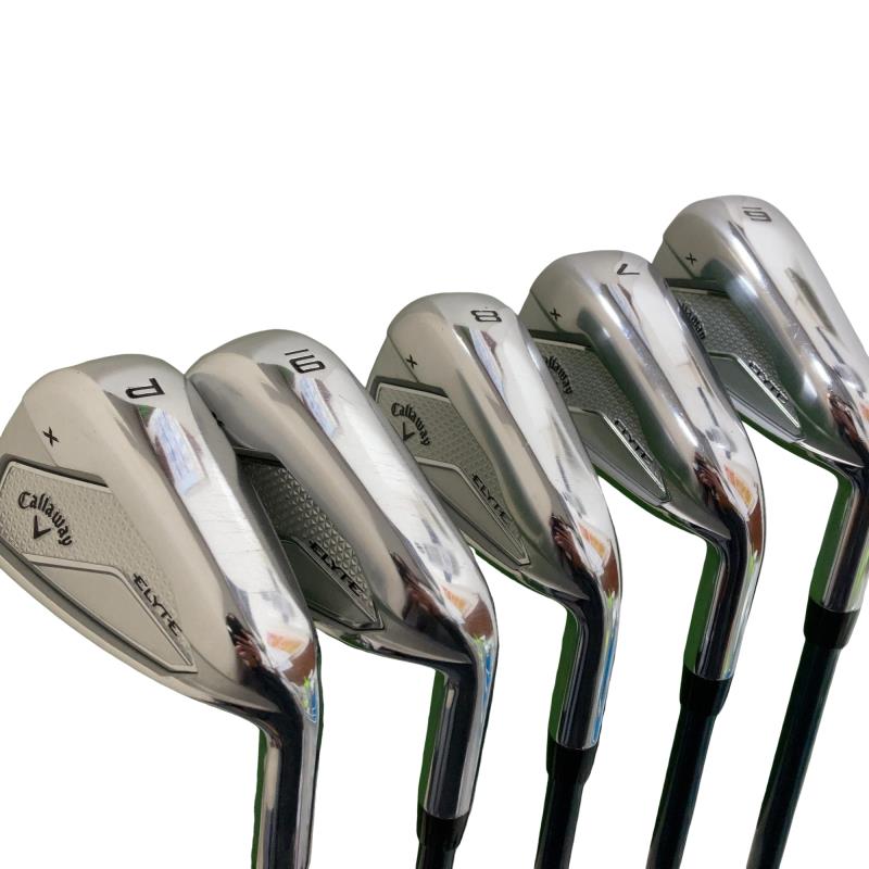 【中古】 キャロウェイ ELYTE X 5S アイアンセット IR VENTUS GREEN 50 for CW(ELYTE IR) (フレックスR) メンズ 男性用 右利き 右用 Cランク ゴルフクラブ