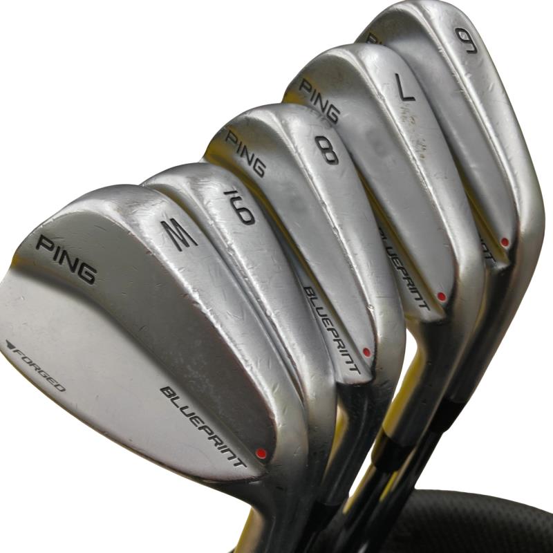 【中古】 ピン BLUEPRINT 6S アイアン書き割り IR Dynamic Gold (フレックスS) メンズ 成人男性用 右利き 右用 C序列付ける ゴルフ野球クラブ