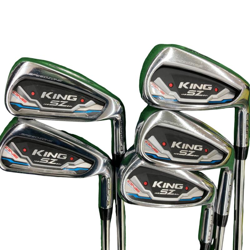 【中古】 コブラ KING SPEEDZONE ONE LENGTH 6S アイアンセット IR NS PRO 950GH (フレックスS) メンズ 男性用 右利き 右用 Dランク ゴルフクラブ