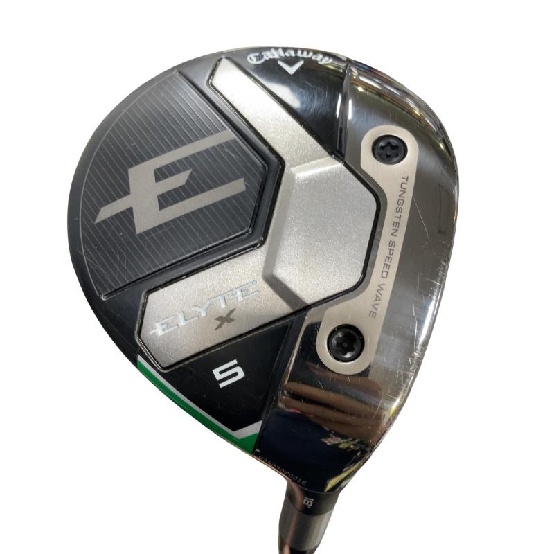 【中古】 キャロウェイ ELYTE X 5W フェアウェイウッド FW 純然たる特注矢がら (フレックスS) メンズ 成人男性用 右利き 右用 C位置づける ゴルフ野球クラブ