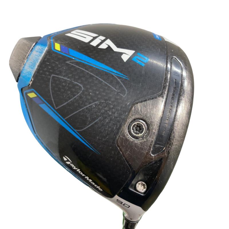 【中古】 テーラーメイド SIM2 9° ドライバー DR 純正特注シャフト (フレックスS) メンズ 男性用 右利き 右用 Cランク ゴルフクラブ