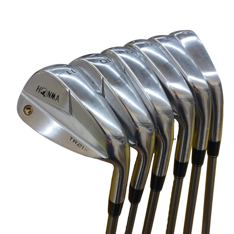 【中古】 本間ゴルフ TOUR WORLD TR21X 7S アイアン仕掛ける IR 完全無欠特注立て坑 (フレックスX) メンズ 成人男性用 右利き 右用 D序列付ける ゴルフ野球クラブ