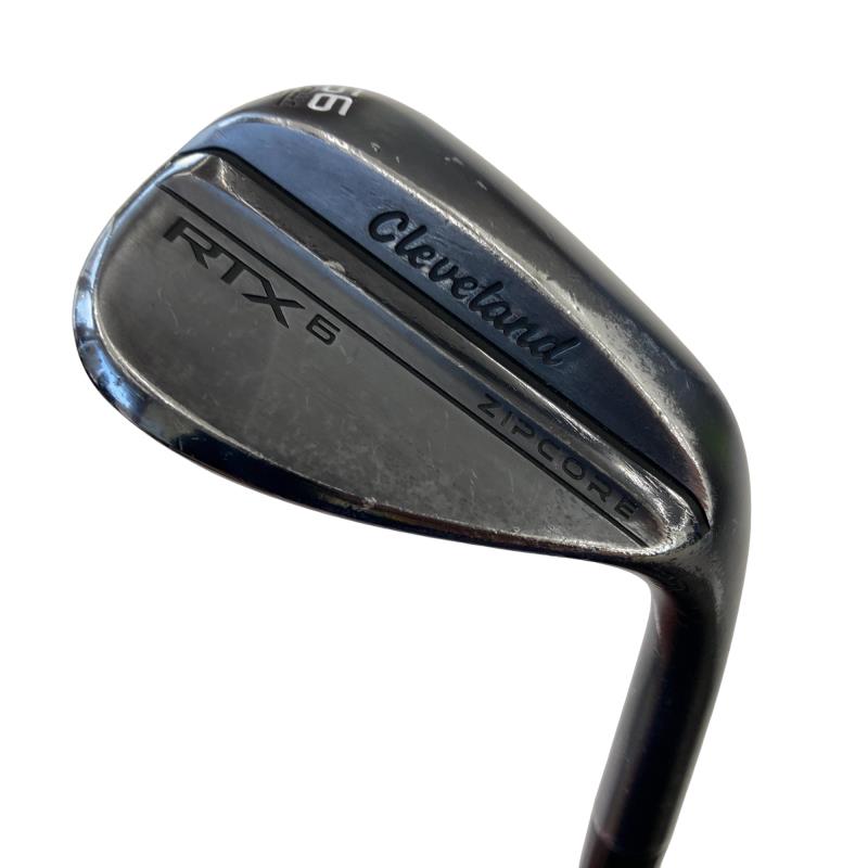 【中古】 クリーブランド Cleveland RTX-6 ZIPCORE 黒いこと繻子 56°/08° LOW+ ウェッジ WG NS PRO 950GH neo (フレックスS) メンズ 成人男性用 右利き 右用 C価値づける ゴルフ野球クラブ