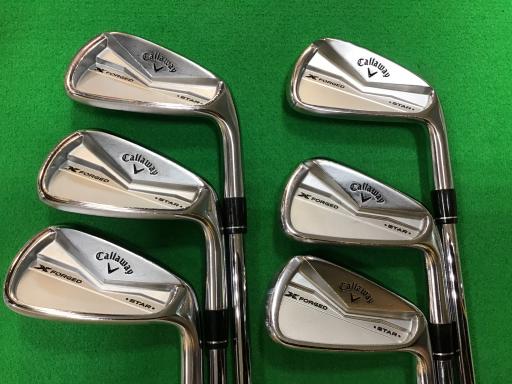 【中古】 キャロウェイ X FORGED STAR(2024) 6S アイアンセット IR NS PRO 950GH neo (フレックスS) メンズ 男性用 右利き 右用 Cランク ゴルフクラブ