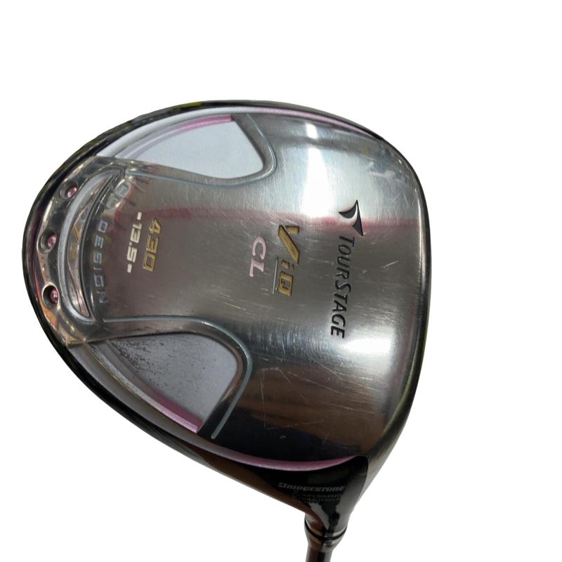 【中古】 ブリヂストン TOURSTAGE ViQ CL(2008) 13.5°(クリスタルピンク) ドライバー DR VD-30 (フレックスL) レディース 女性用 右利き 右用 Cランク ゴルフクラブ