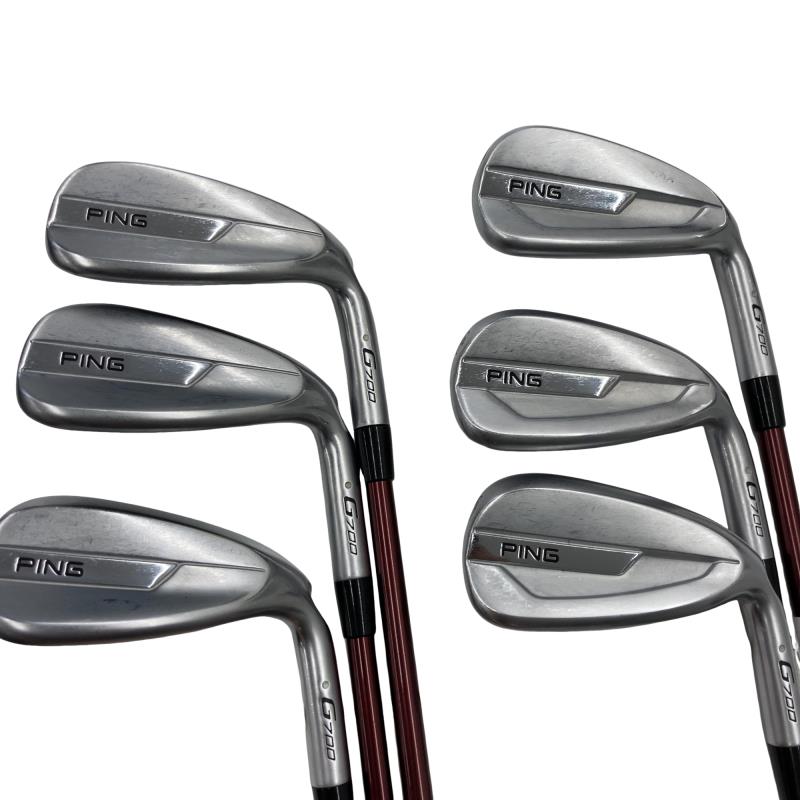 【中古】 ピン G700 7S アイアン仕掛ける IR PING FUBUKI (フレックスR) メンズ 成人男性用 右利き 右用 C価値づける ゴルフ野球クラブ