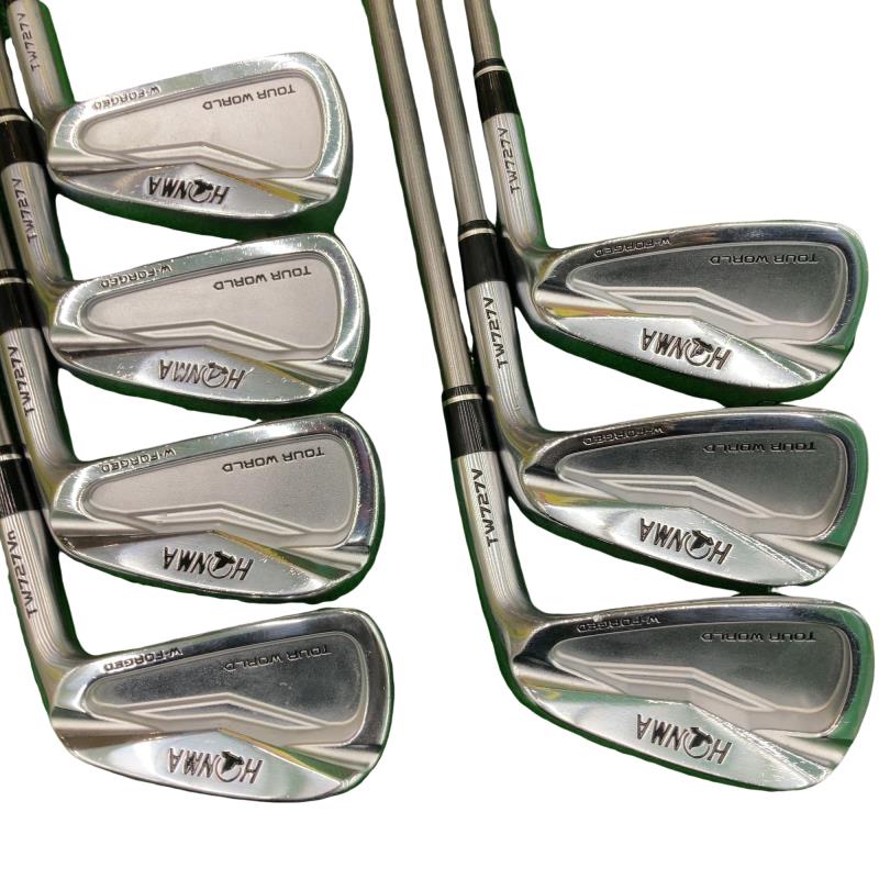 【中古】 本間ゴルフ TOUR WORLD TW727V FORGED 8S アイアンセット IR VIZARD IB95 (フレックスS) メンズ 男性用 右利き 右用 Cランク ゴルフクラブ