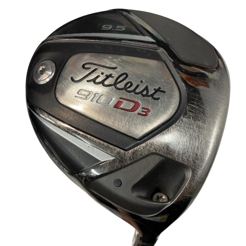 【中古】 タイトリスト 910 D3  9.5° １番ウッド DR リシャフト (フレックス余分の物) メンズ 成人男性用 右利き 右用 C序列付ける ゴルフ野球クラブ